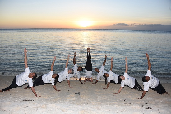 International Yoga Day in Mauritius