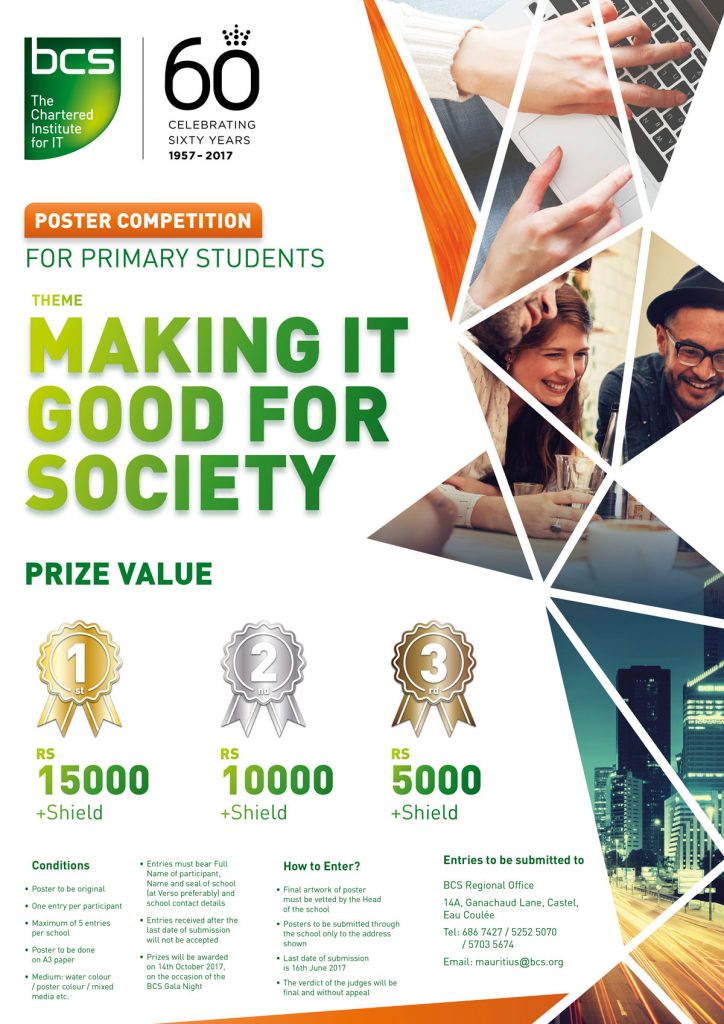 Making IT Good for Society Poster Competition 2017