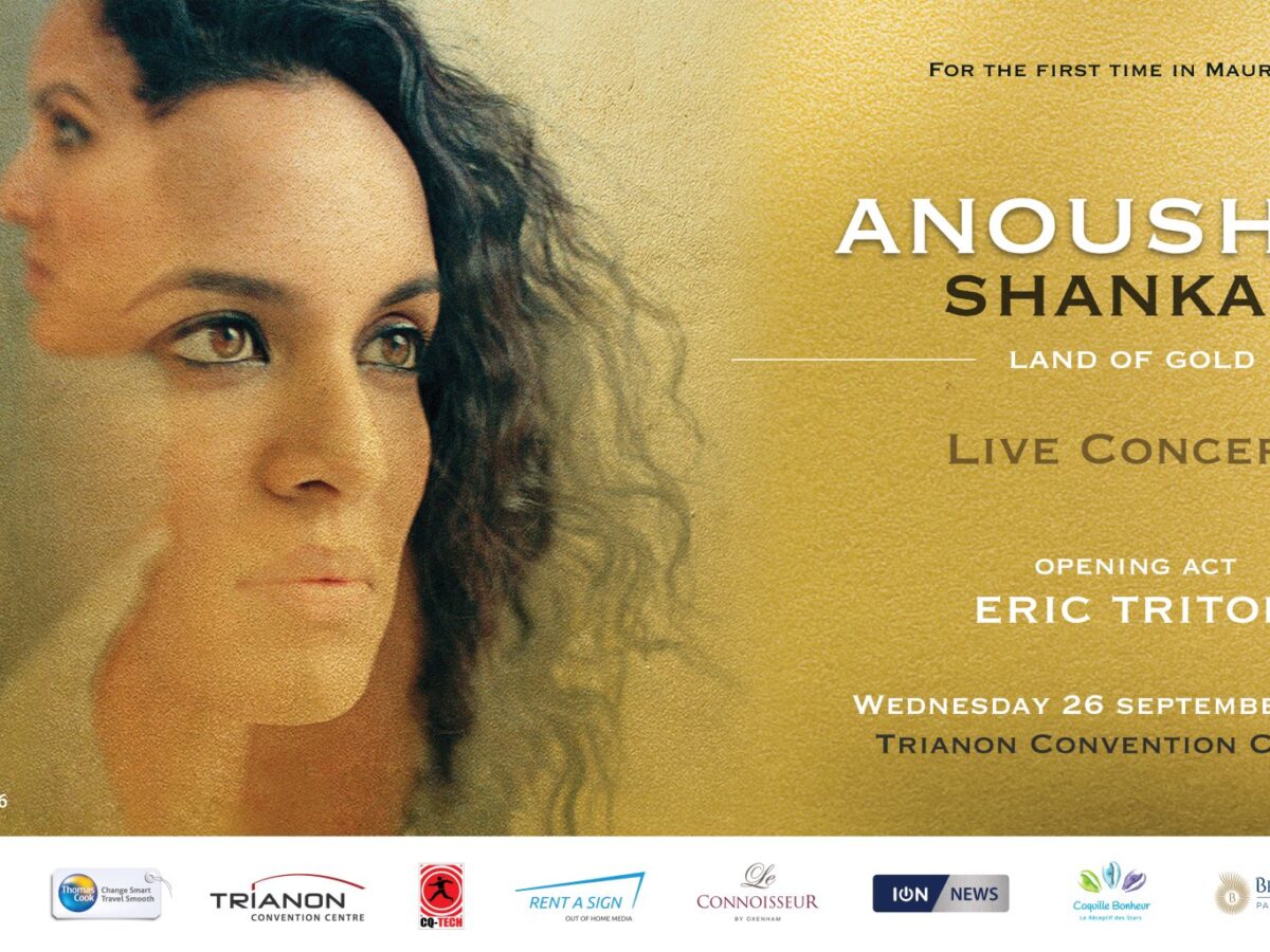 Anoushka Shankar Land Of Gold Concert In Mauritius Ashesh S Perso Blog