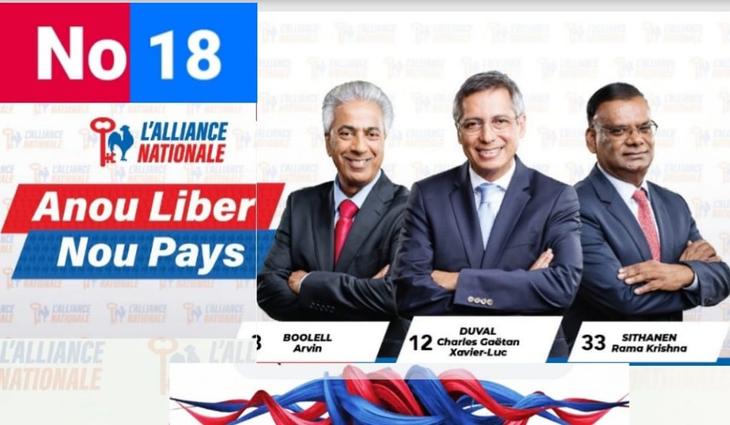 arvin boolell xavier duval rama sithanen elections 2019