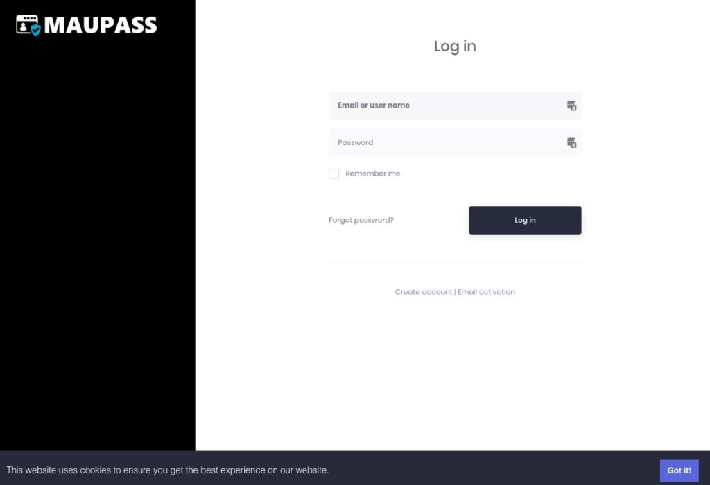 Maupass National Authentication Framework mauritius